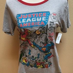 DC Comic Justice League Tee, Sz M